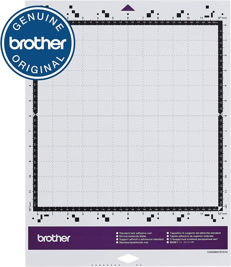 brother ScanNCut DX Standard Tack Adhesive Mat 2-Pack, 12" x 12" and 12" x 24", for Cardstock, Vinyl, Foam and More - Image 4